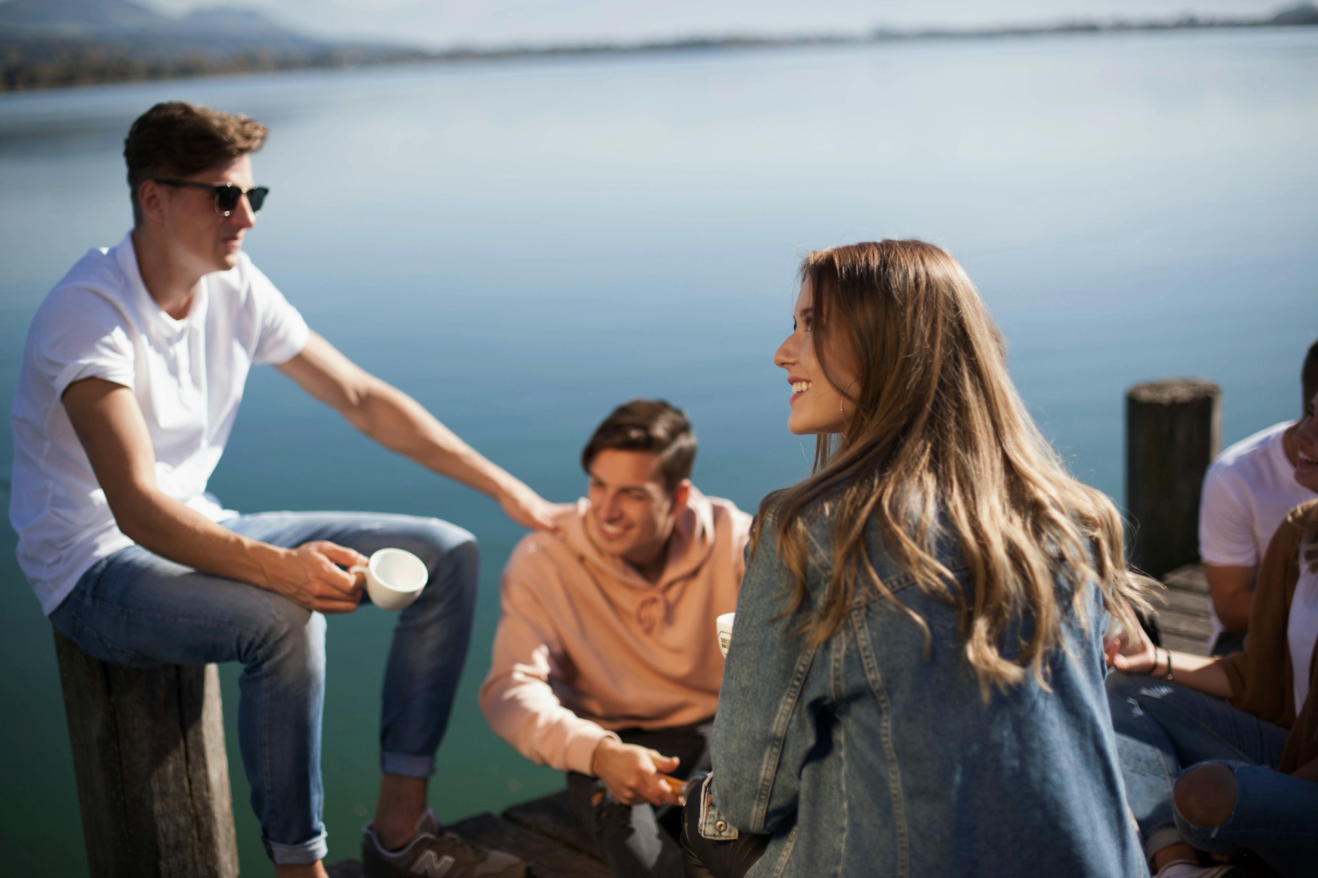 Group of People on Boat Dock