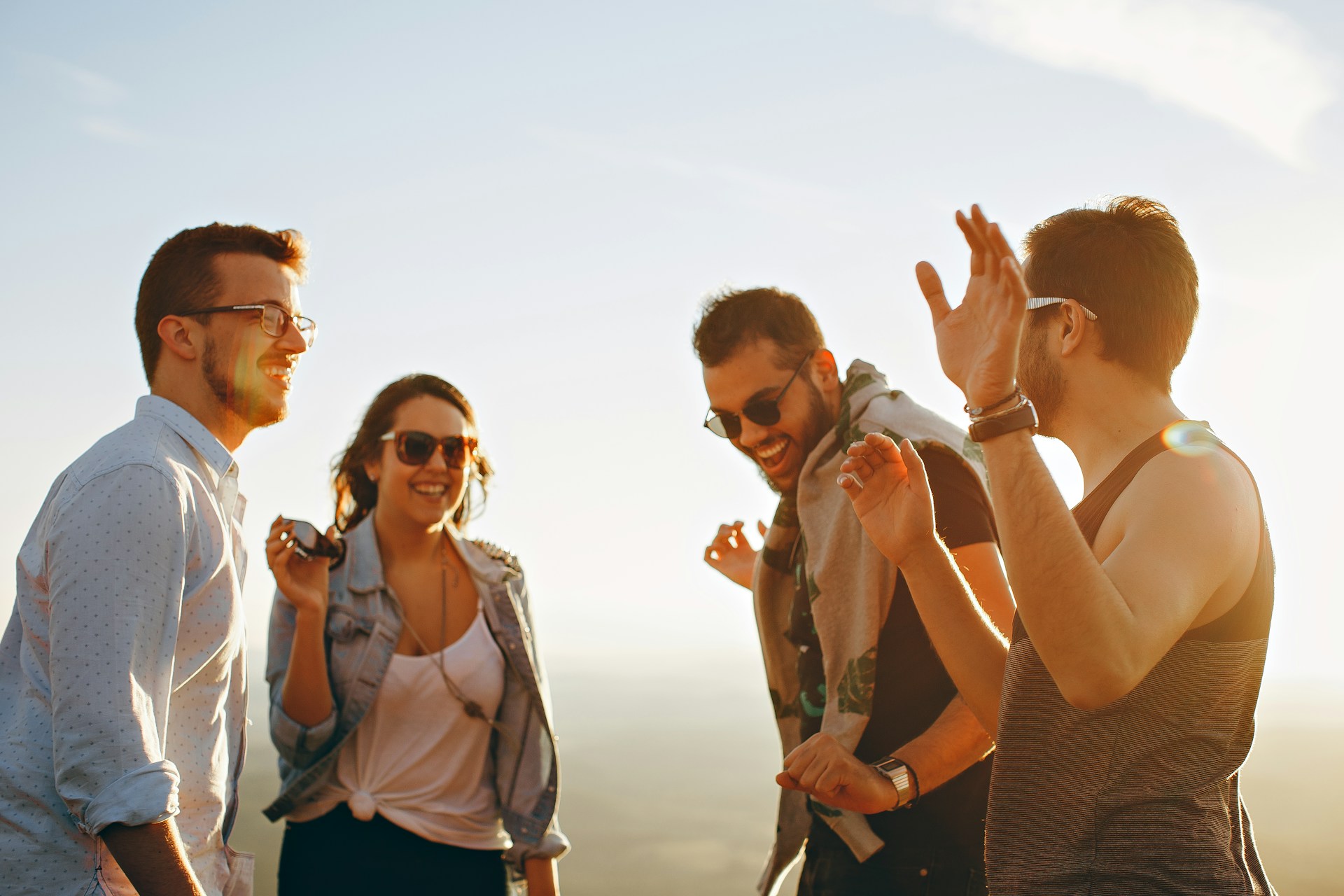 Laughing Group Photo